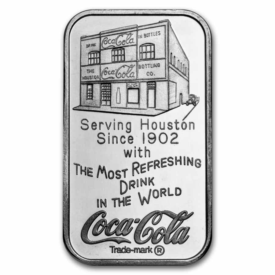 Silver Bar/Round - Vintage Coca-Cola Ingot Collection (47.50 oz)
