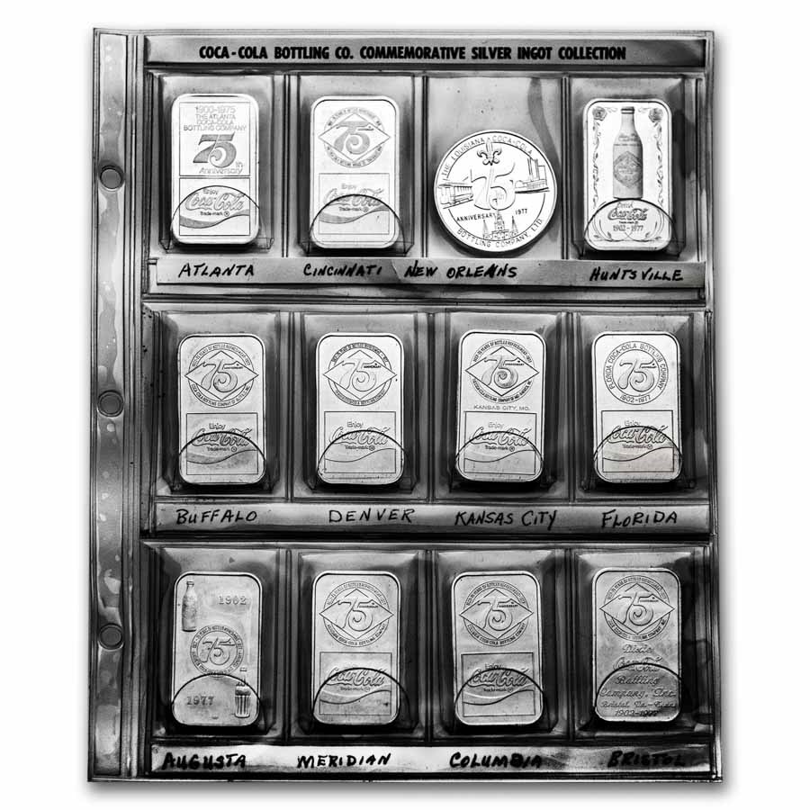 Silver Bar/Round - Vintage Coca-Cola Ingot Collection (47.50 oz)