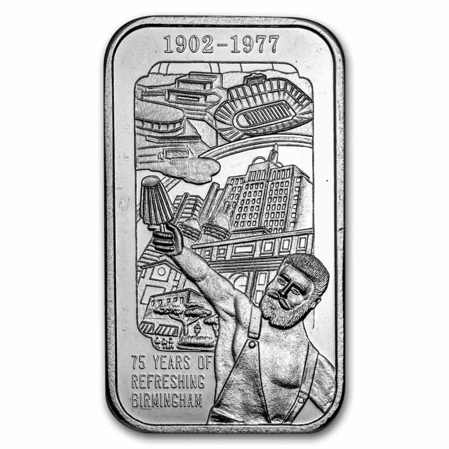 Silver Bar/Round - Vintage Coca-Cola Ingot Collection (47.50 oz)