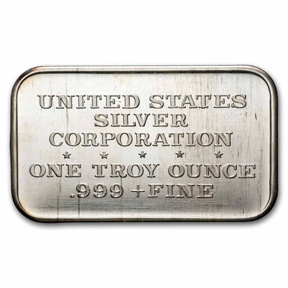 1 oz Silver Bar - Zodiac (U.S. Silver Corporation, Random Motif)
