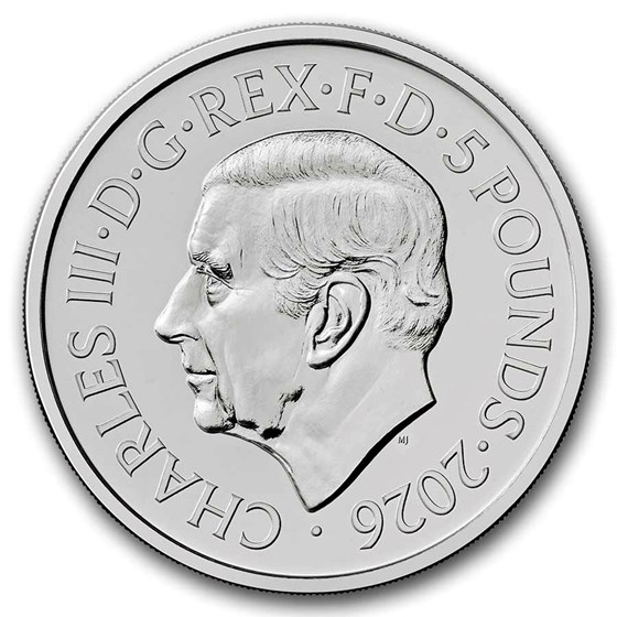2026 Great Britain Ian Rank-Broadley Effigy £5 BU coin