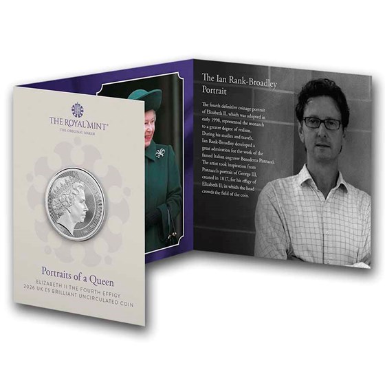 2026 Great Britain Ian Rank-Broadley Effigy £5 BU coin