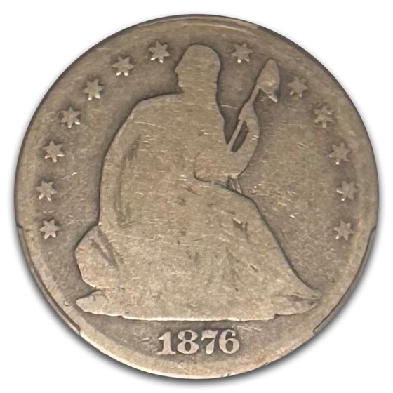 1876-CC Liberty Seated Half Dollar Good-4 PCGS