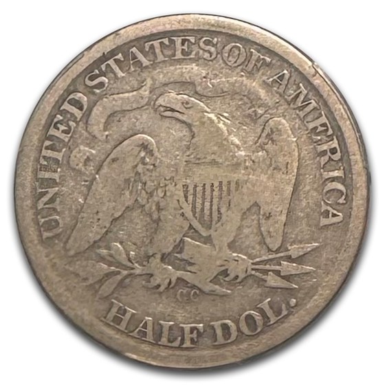1876-CC Liberty Seated Half Dollar Good-4 PCGS