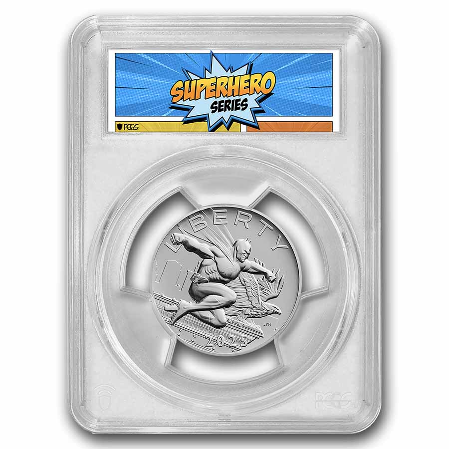 (2025) 2.5 oz Silver Comic Art Batman Medal MS-70 PCGS