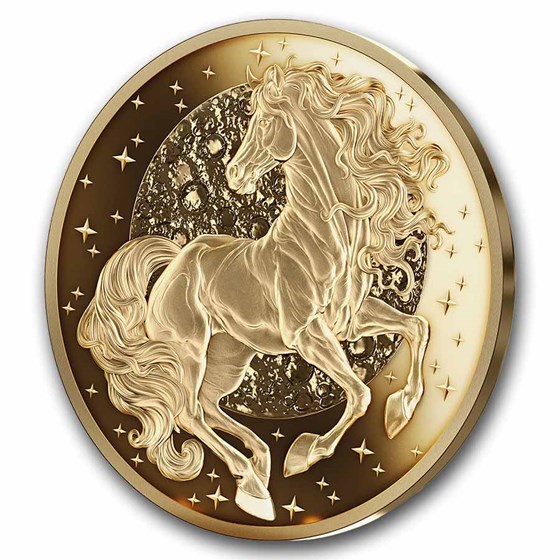 2026 Niue Fire Horse 1 oz Gold Proof Coin (Box &amp; COA)