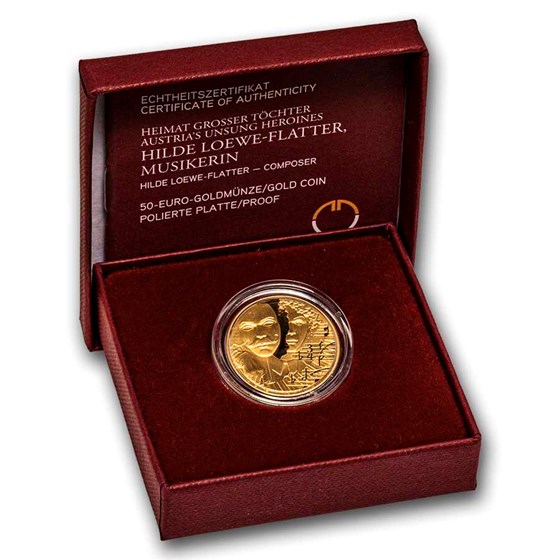 2026 Austria Pf Au €50 Unsung Heroines Loewe-Flatter Composer
