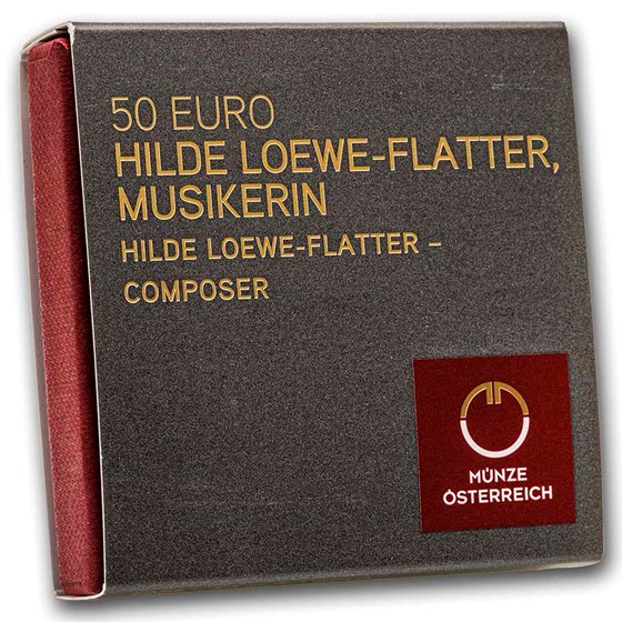 2026 Austria Pf Au €50 Unsung Heroines Loewe-Flatter Composer