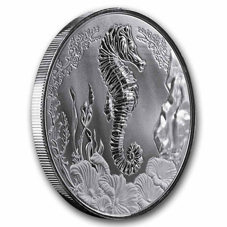 2025 Samoa 1 oz Silver Seahorse BU