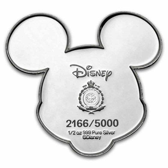 2026 Niue 1/2 oz Silver $1 Disney Expressions: Mickey Mouse