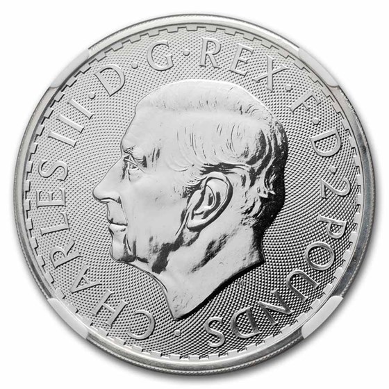 2024 Great Britain 1 oz Silver Britannia MS-69 NGC (King Label)