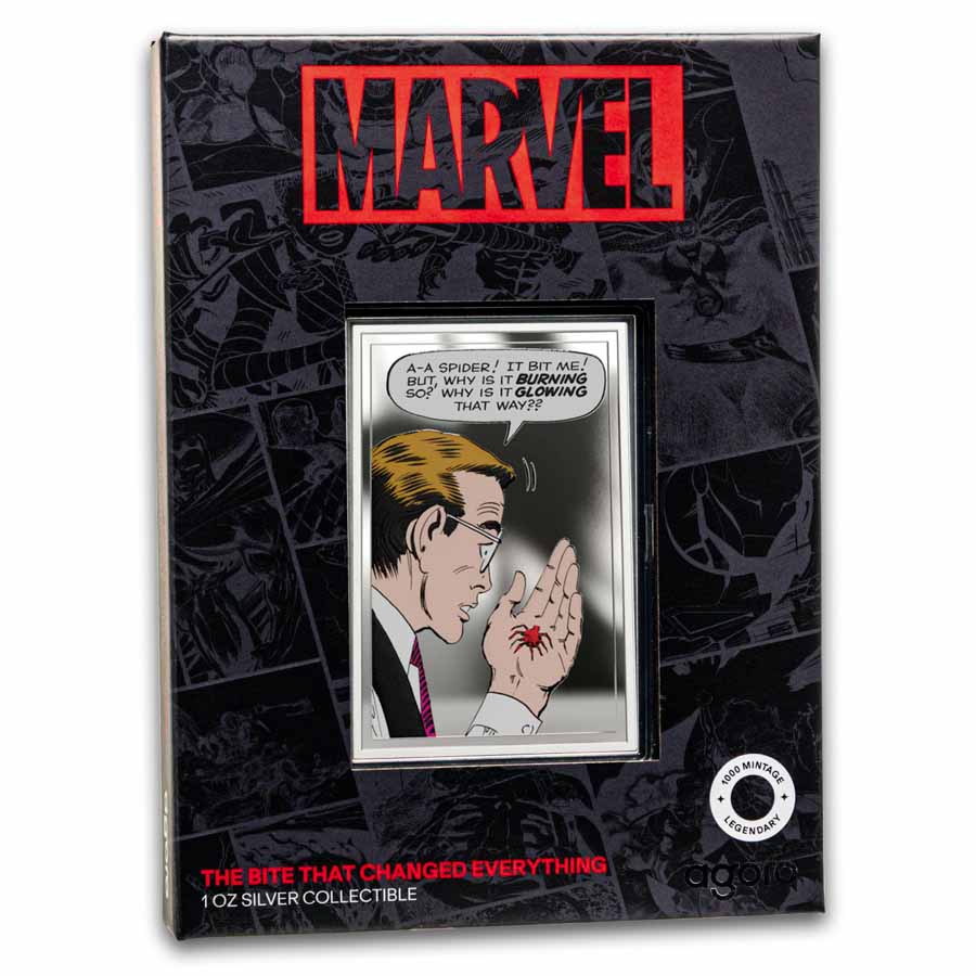 2026 Niue 1 oz Silver $2 Marvel: Spider-Man The Bite that Changed