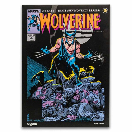 2026 Niue 1 oz Silver $2 Marvel Comic Covers: Wolverine #1 Foil