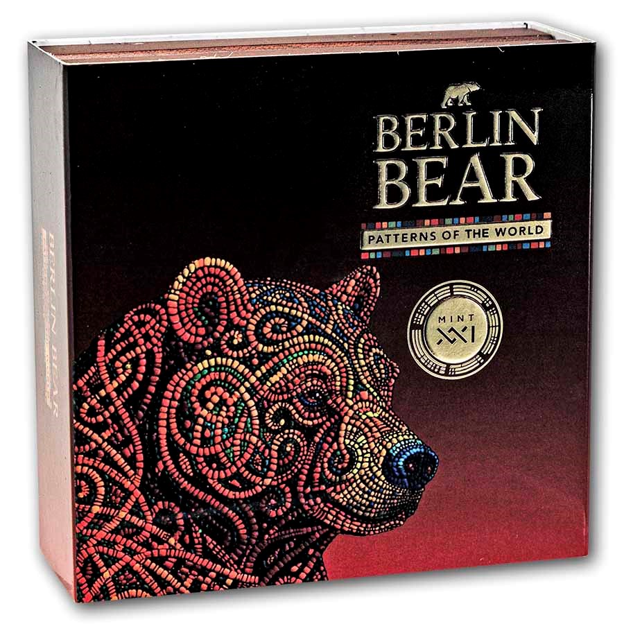 2026 Cameroon 2 oz Silver Patterns of the World: Berlin Bear