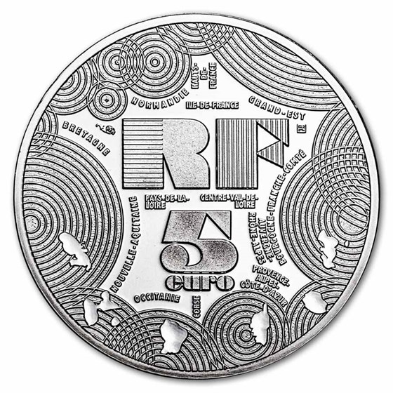 2026 France €5 Silver Proof French Regions: Ile de France