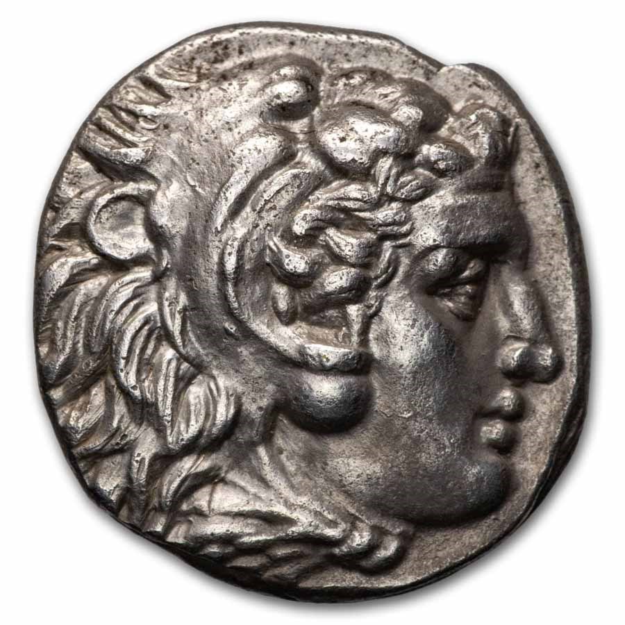 Kingdom of Macedon AR Drachm Alexander III (336-300 BC) Ch AU