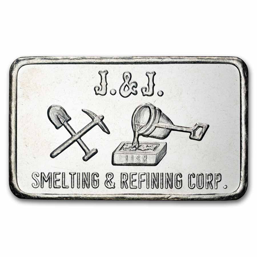 1 oz Silver Bar - J&J Smelting & Refining Corp.