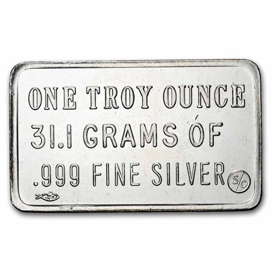 1 oz Silver Bar - J&amp;J Smelting &amp; Refining Corp.