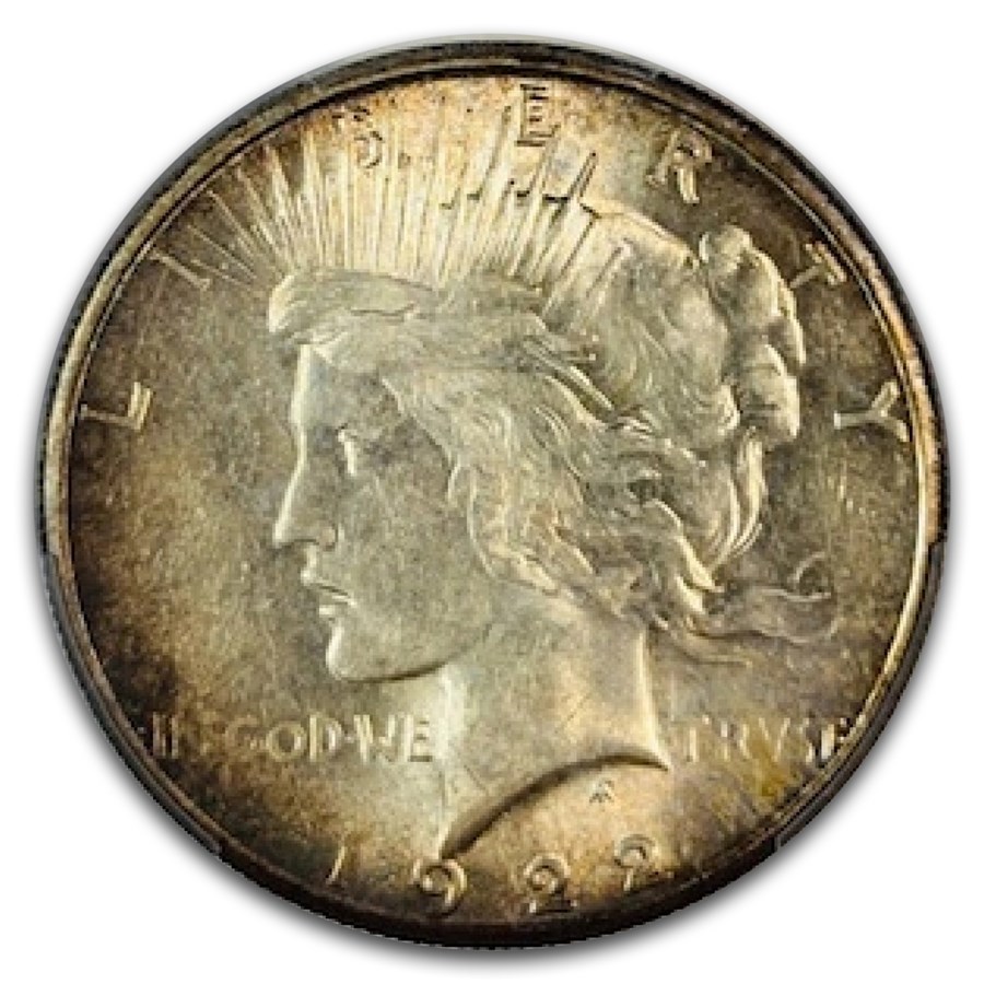 1922-S Peace Dollar AU-58 PCGS (Toned)