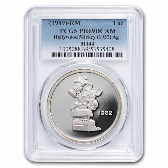 1 oz Silver Round - Hollywood Mickey (4 Piece Set/PR-69 PCGS)