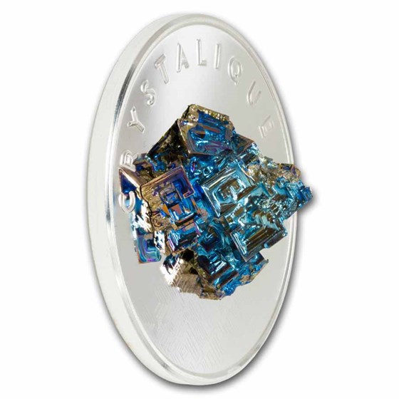 2026 Republic of Cameroon 1 oz Silver Crystalique 3D Shaped Coin