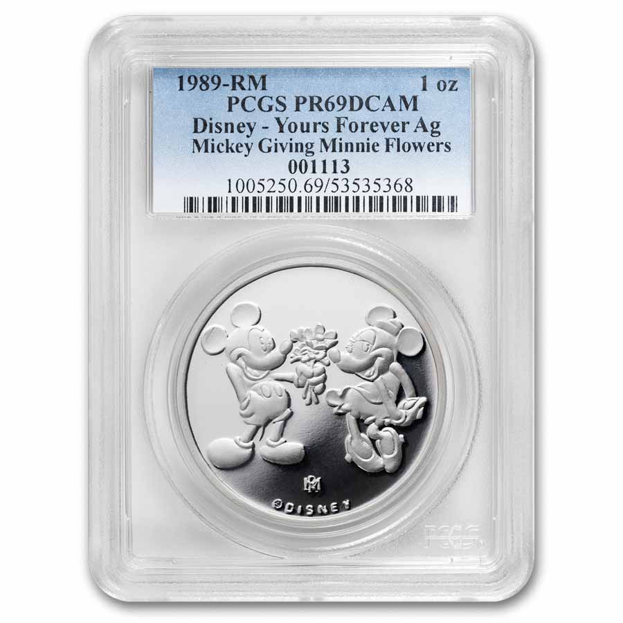 1 oz Silver Round - Disney Yours Forever (2nd Ed., PR-69 PCGS) 1 oz Silver Round - Disney Yours Forever (2nd Ed., PR-69 PCGS)