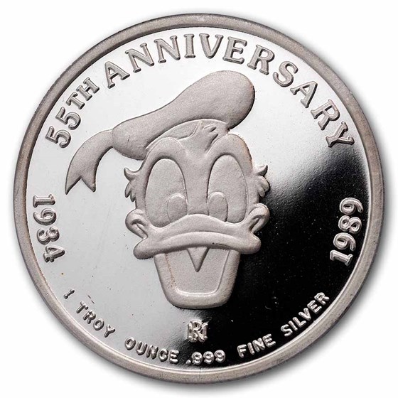 1 oz Silver - Donald Duck - Personality Plus (PR-69 PCGS)
