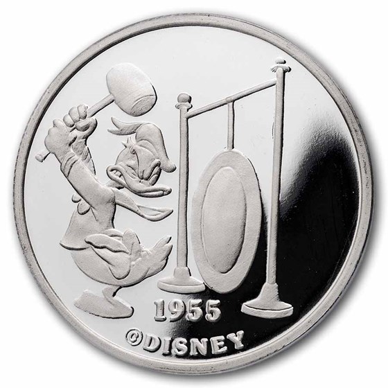 1 oz Silver - Donald Duck - Media Duck PR-69 PCGS