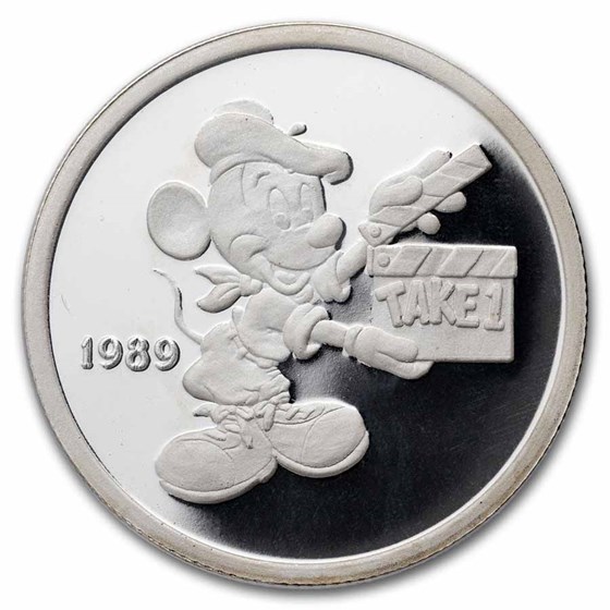 1 oz Silver Round- Hollywood Mickey (Director Mickey, PR-69 PCGS)