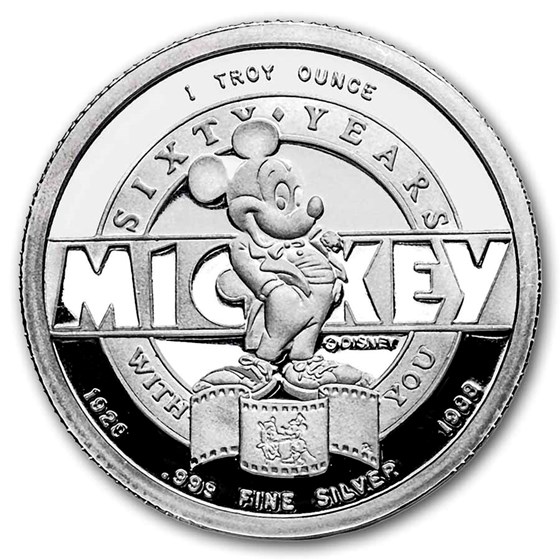 1988 1 oz Silver Disney's Leader of the Band PR-69 PCGS