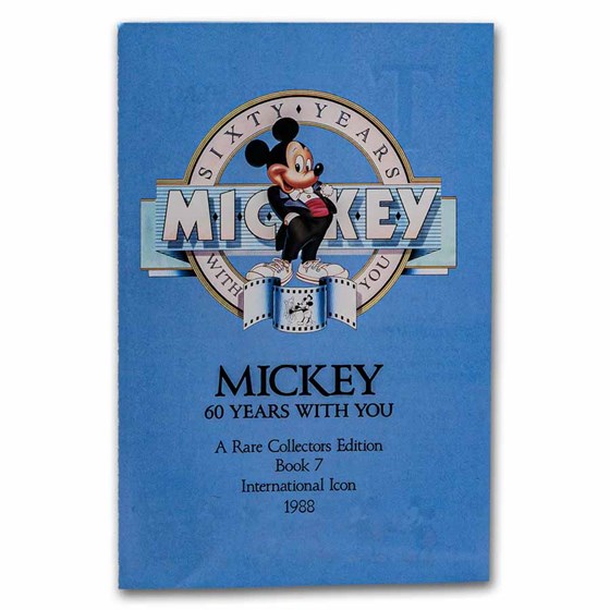 1988 1 oz Silver Disney's Mickey International Icon PR-69 PCGS