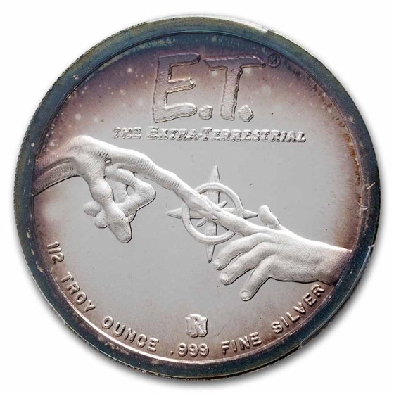 1/2 oz Silver Round- 1982 E.T. Waving PR-69 PCGS
