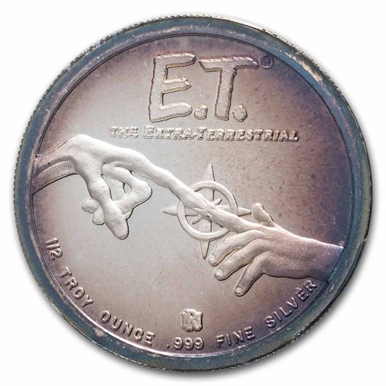 1/2 oz Silver Round- 1982 E.T. Behind Door PR-69 PCGS