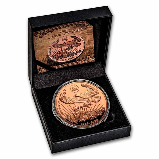 2026 Liberia 5 oz Copper American Eagle (w/ Box &amp; COA)