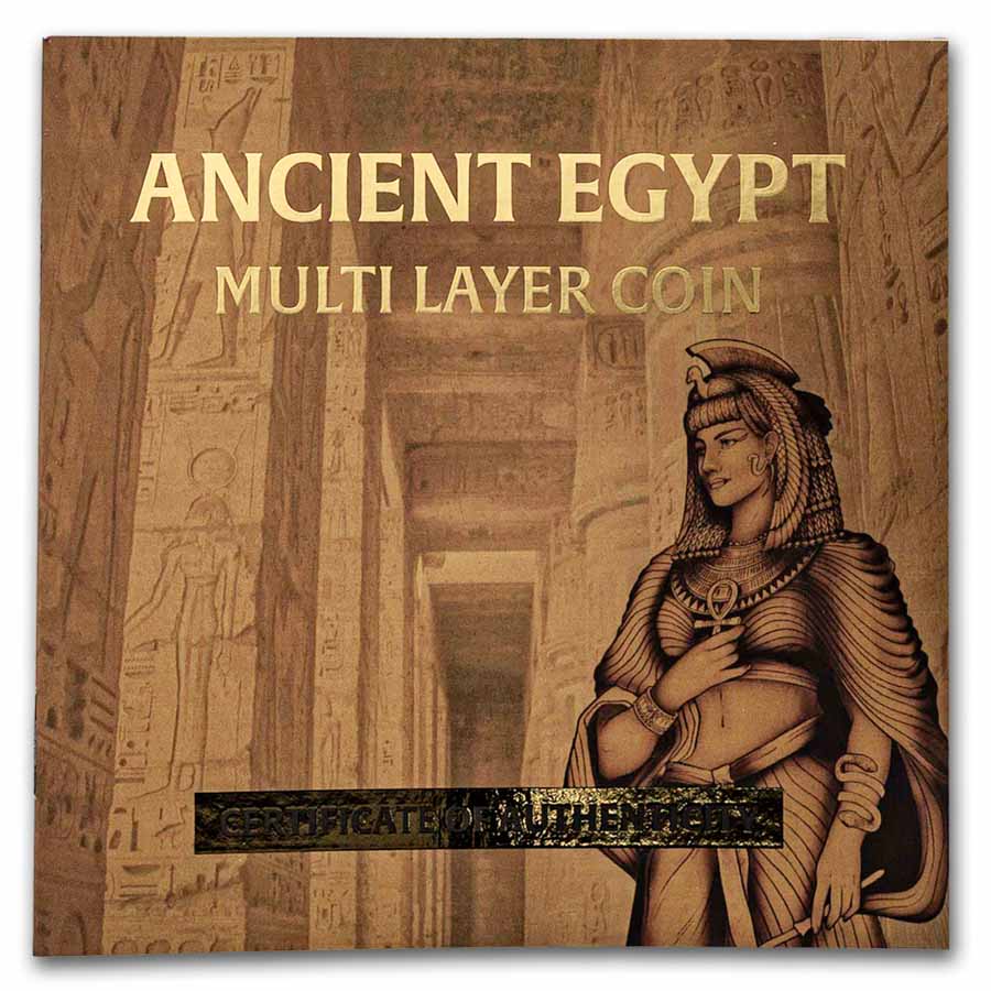 2026 Samoa 1 kilo Silver Ancient Egypt 8-Layer Coin (w/Box & COA)