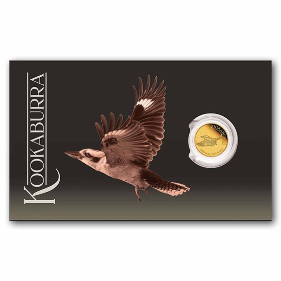 2026 Australia 1/2 Gram Gold Lunar Kookaburra PF In card