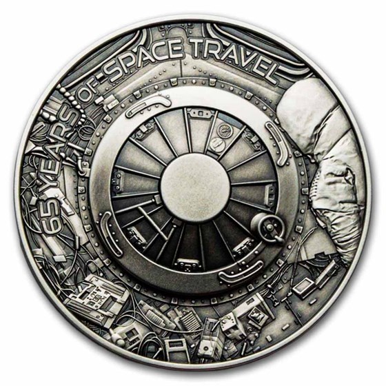 2026 Barbados 5 oz Silver Window to Earth Coin (w/ Box & COA)