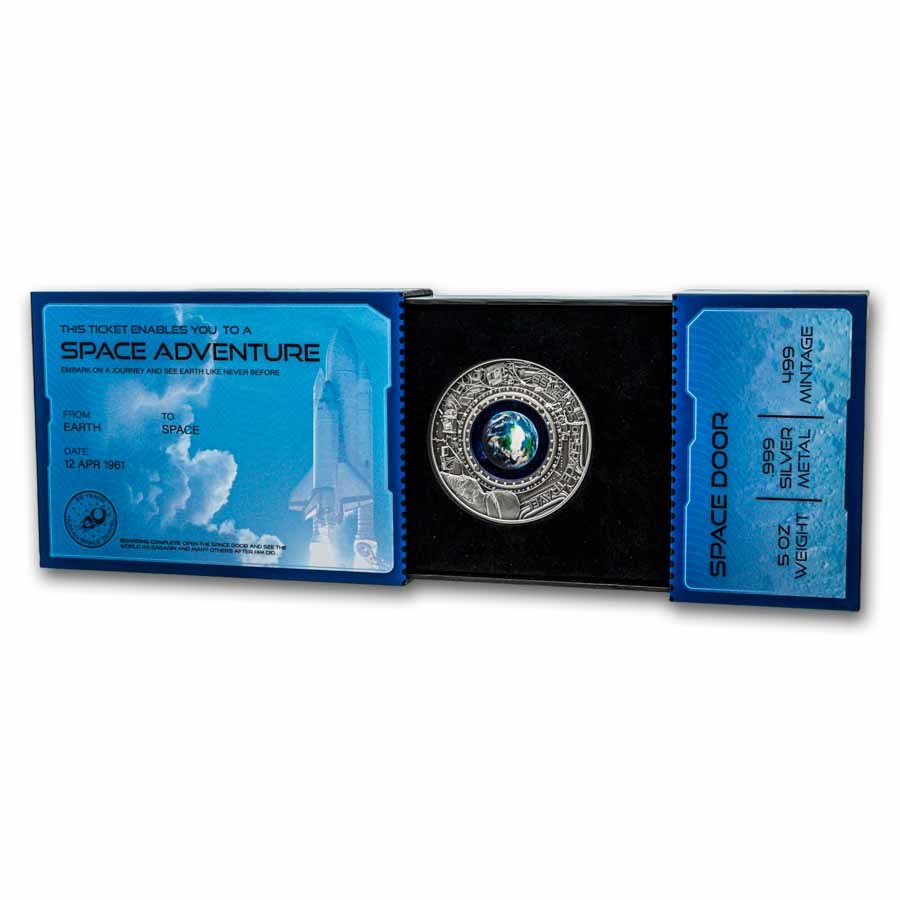 2026 Barbados 5 oz Silver Window to Earth Coin (w/ Box & COA)