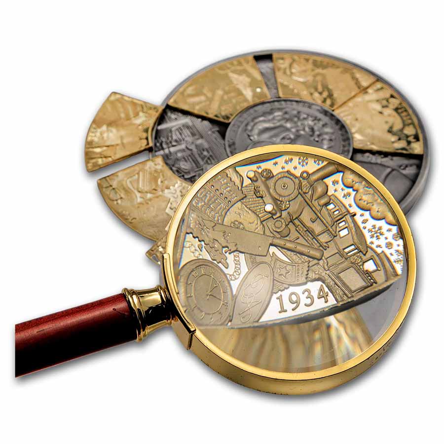 2026 Solomon Islands 5 oz Silver Agatha Christie Puzzle Coin