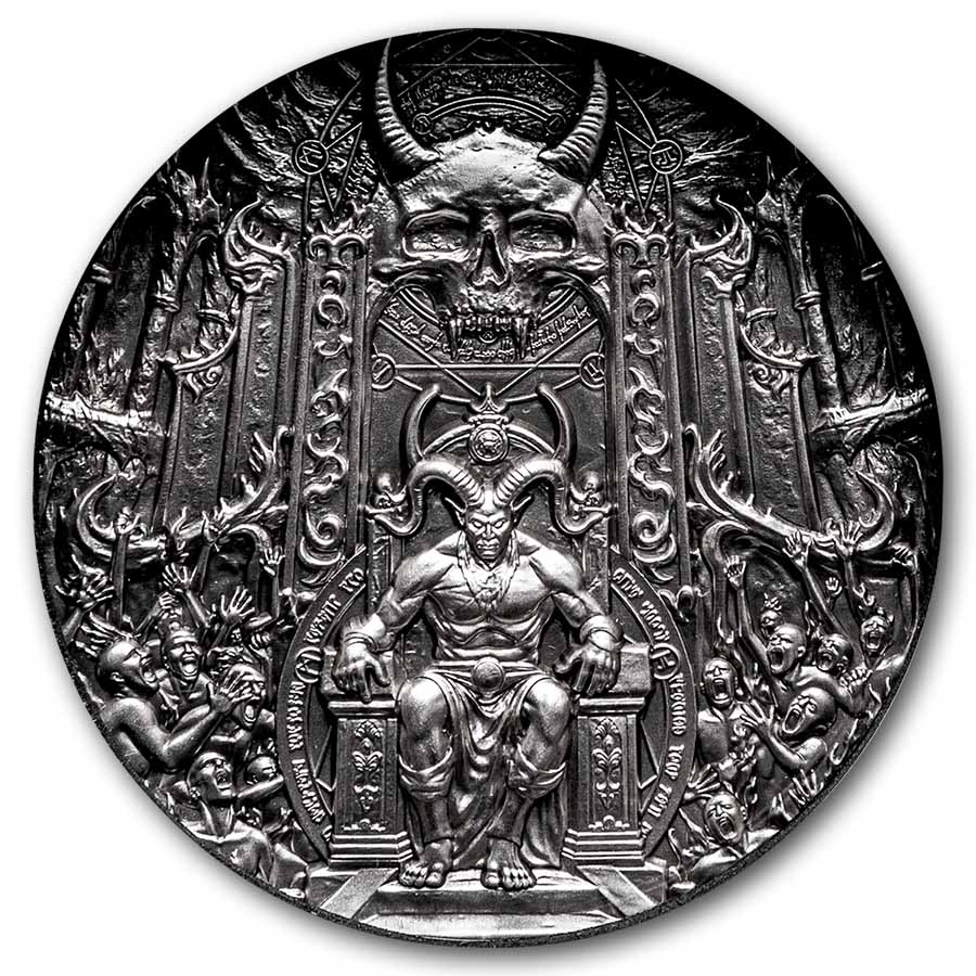 2026 Samoa 5 oz Silver Dual Relief Heaven & Hell (w/ Box & COA)