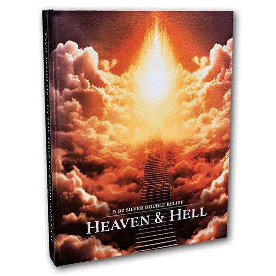 2026 Samoa 5 oz Silver Dual Relief Heaven &amp; Hell (w/ Box &amp; COA)