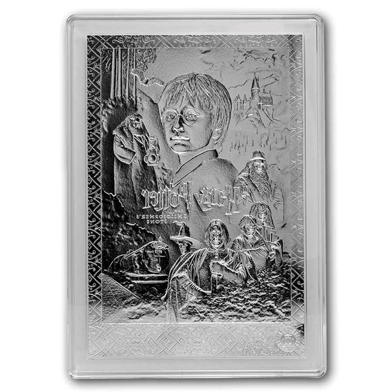 2026 Samoa 1 oz Silver Harry Potter Movie Poster (w/ Box &amp; COA)