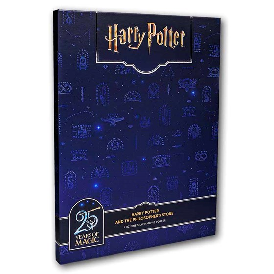 2026 Samoa 1 oz Silver Harry Potter Movie Poster (w/ Box &amp; COA)