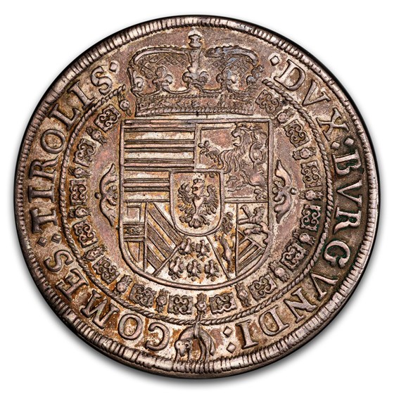 1632 Austria Silver Thaler Leopold MS-61 PCGS