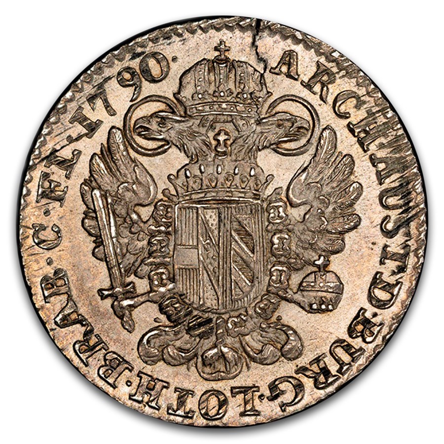 1790 Austrian Netherlands Silver 14 Liards MS-65 PCGS