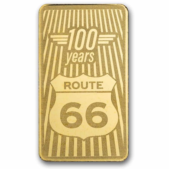 1/2 gram Gold Bar - Route 66 (Illinois TEP)