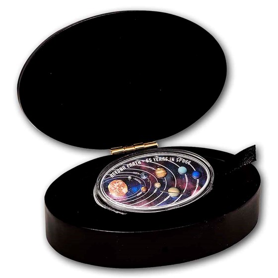 2026 Barbados 1 oz Silver Beyond Earth Coin (w/ Box &amp; COA)