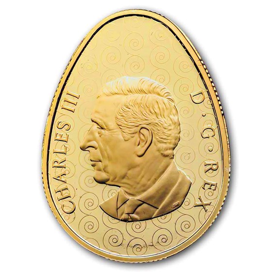 2026 Canada Gold $250 Pysanka Shaped Coin (Box/COA)