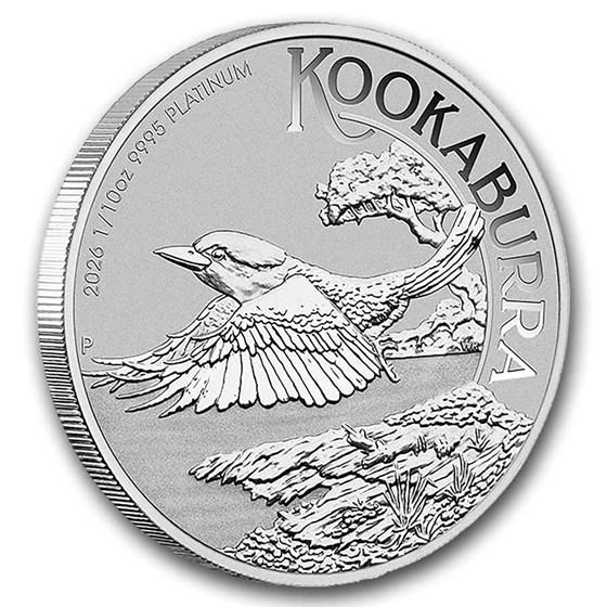 2026 Australia 1/10 oz Platinum Kookaburra BU