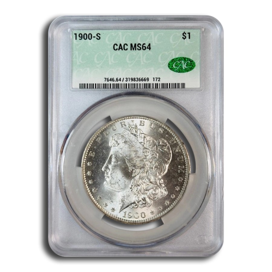 1900-S Morgan Dollar MS-64 CACG